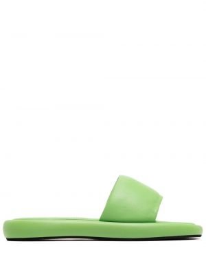Nahast sandaalid Senso roheline