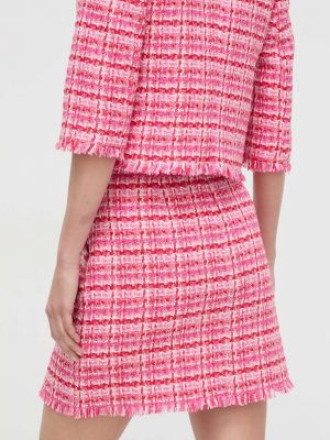 Mini sukně Karl Lagerfeld růžové