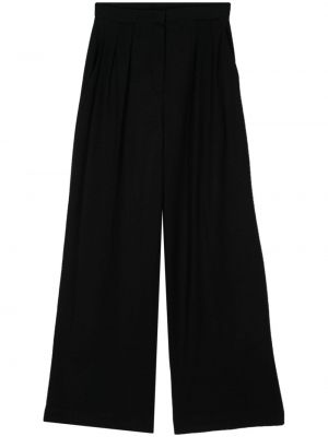 Pantalon large plissé Harris Wharf London noir