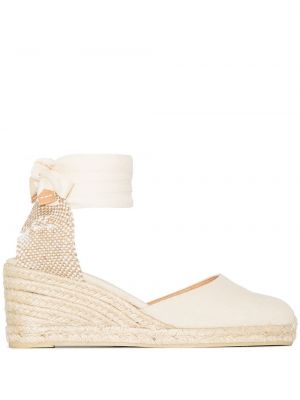 Espadrillas con zeppa Castañer bianco