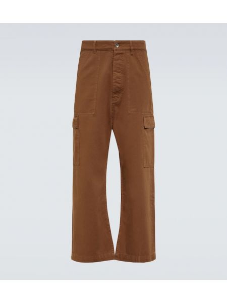 Pantalones cargo de algodón Drkshdw By Rick Owens marrón