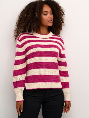 Pulover tricotate Cream roz