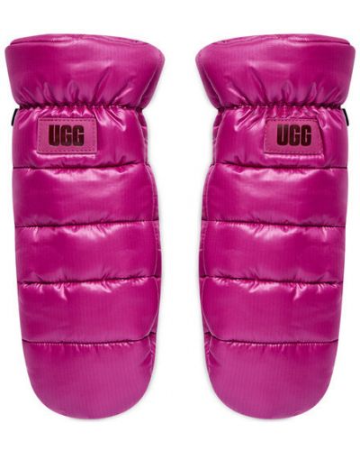 Rękawiczki Damskie W Puff Yeah All Weather Mitten 20937 Fioletowy Ugg