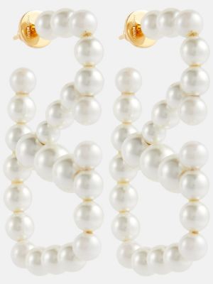 Σκουλαρίκια με μαργαριτάρια Valentino