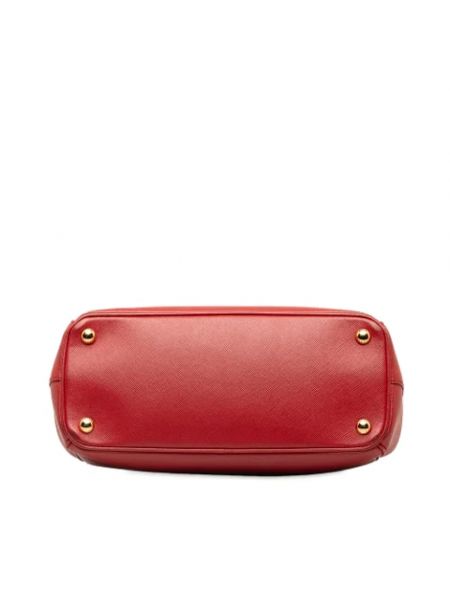 Bolso satchel de cuero retro Prada Vintage rojo