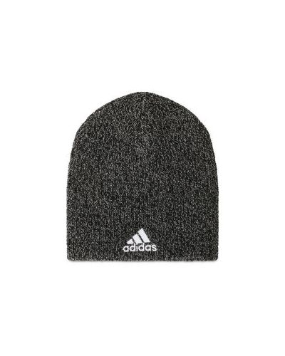 Melanžový čepice Adidas černý