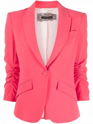 Blazer med volang Patrizia Pepe rosa