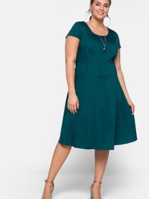 Коктейльное платье Sheego зеленое