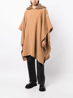 Manteau en laine Moncler marron
