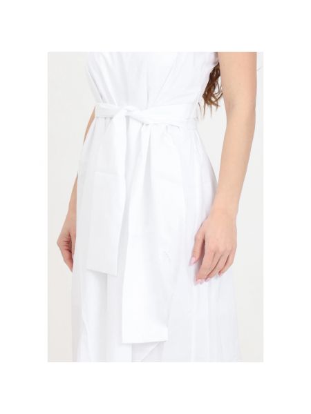 Vestido midi Armani Exchange blanco