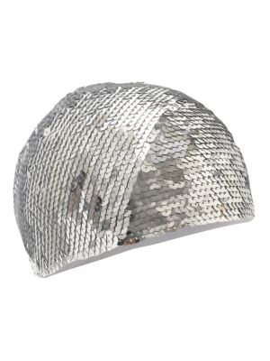 Серебряная шапка Maison Margiela