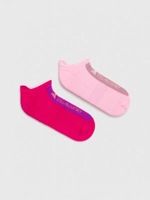 Różowe skarpety Adidas By Stella Mccartney