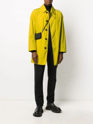 Abrigo con botones Mackintosh amarillo