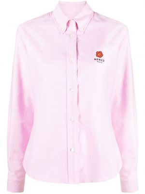 Camicia ricamata Kenzo rosa