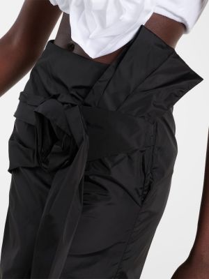 Falda midi ajustada con apliques Simone Rocha negro