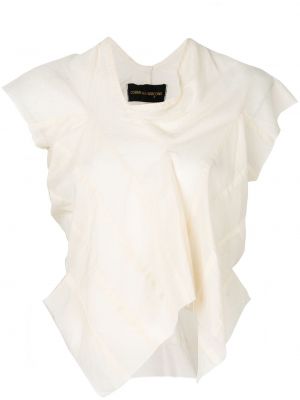 Ασύμμετρη μπλούζα Comme Des Garçons Pre-owned λευκό