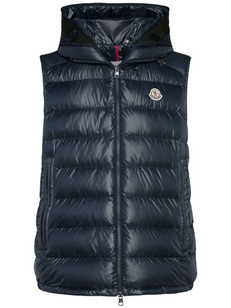 Väst i dun Moncler blå