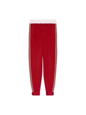 Spodnie sportowe Gucci czerwone