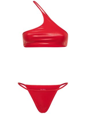 Jersey bikini The Attico rdeča