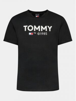 T-shirt slim Tommy Jeans noir