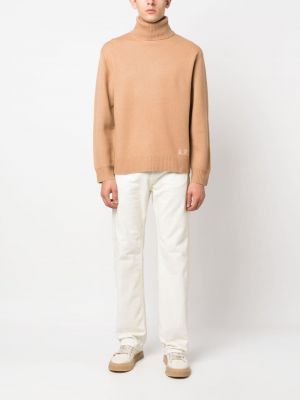 Vilnas džemperis ar apdruku A.p.c. brūns