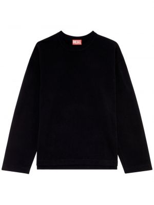 Overdimensioneret sweatshirt Diesel sort