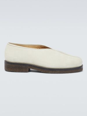 Loafers zamszowe Lemaire - biały