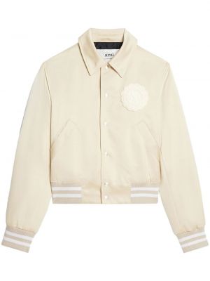 Blouson bomber Ami Paris beige