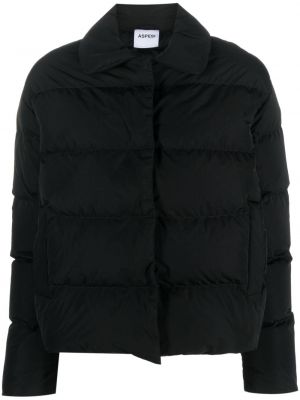 Prošivena pernata jakna Aspesi crna
