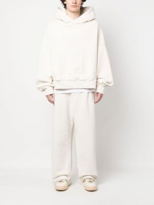 Bluza z kapturem bawełniana A Paper Kid biała