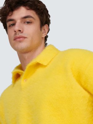 Поло тениска Jacquemus жълто