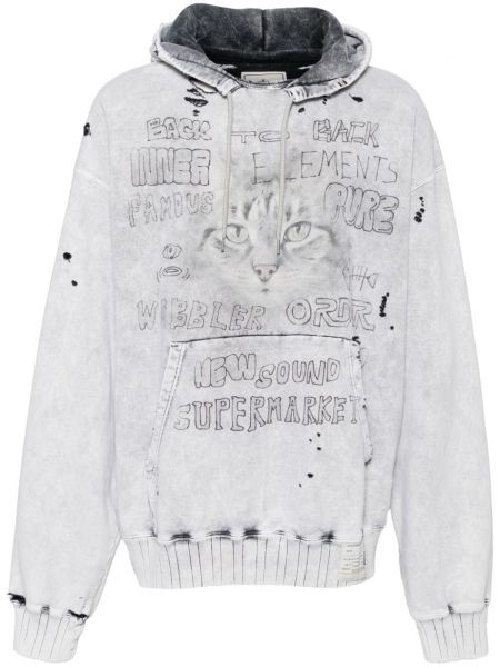 Kort sweatshirt Maison Mihara Yasuhiro grå