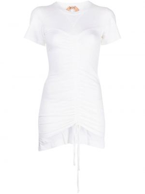 Тениска бродирана N°21 бяло