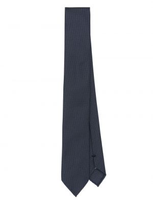 Žakardinis kaklaraištis Boss mėlyna