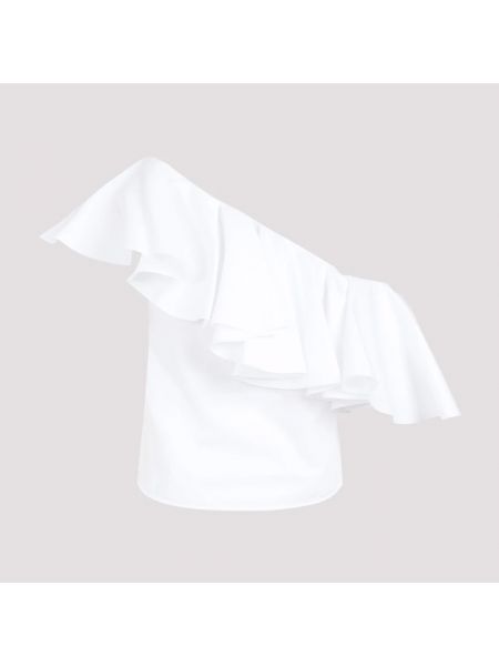 Bluzka bawełniana Giambattista Valli biała