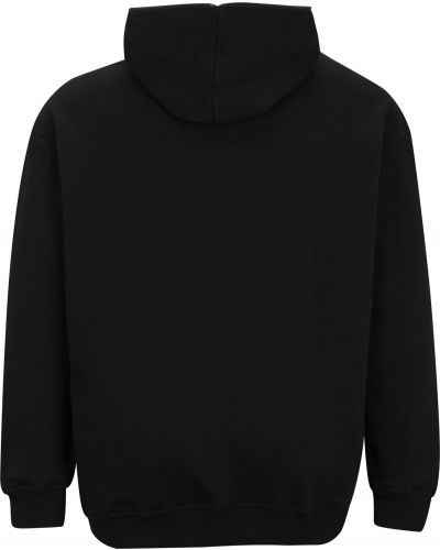 Džemperis su gobtuvu su užtrauktuku Urban Classics juoda