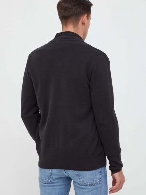 Rövid kabát Calvin Klein fekete