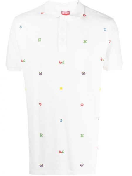 Polo majica slim fit Kenzo bijela