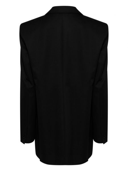 Satin blazer Givenchy schwarz