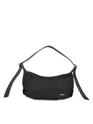 Нейлоновая сумка через плечо свободного кроя Calvin Klein черная