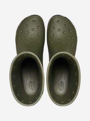 Gumijasti škornji Crocs zelena