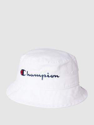 Biała czapka Champion