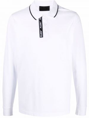Siuvinėtas polo marškinėliai Philipp Plein balta