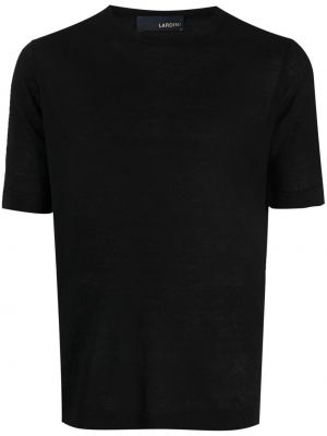 Camiseta manga corta Lardini negro