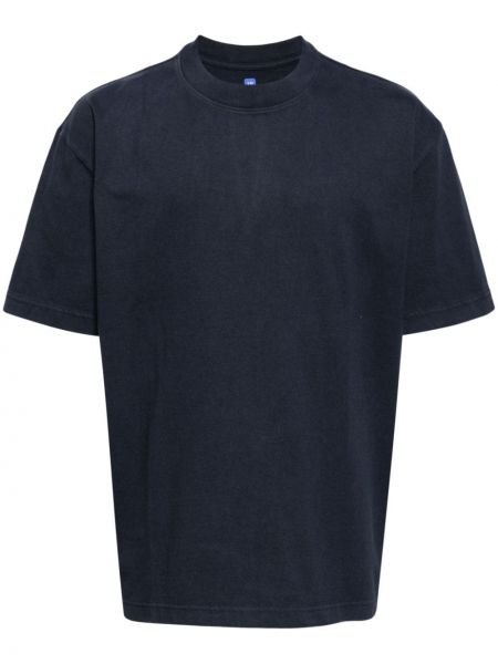 Bavlněné tričko s kulatým výstřihem Yeezy modré