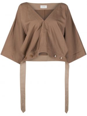 Blusa Lemaire marrón
