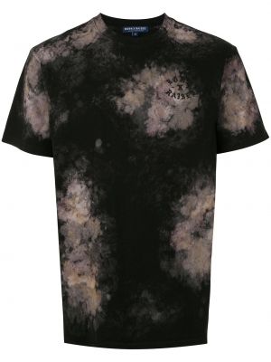 Camiseta con estampado tie dye Bornxraised negro