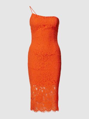 Sukienka mini Bardot pomarańczowa