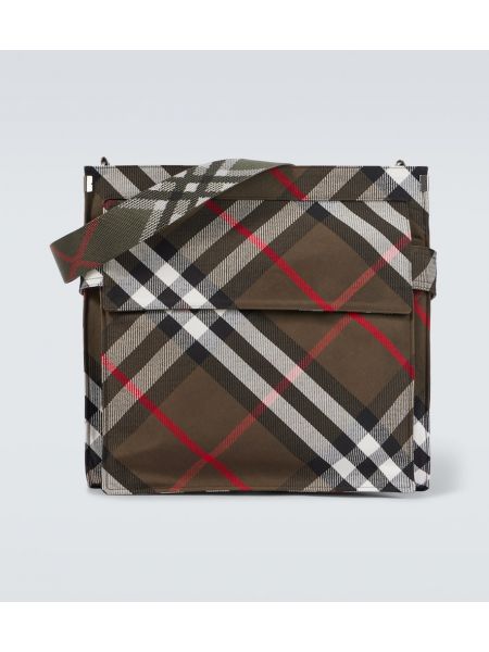 Kontrollerade tygpåse Burberry grön