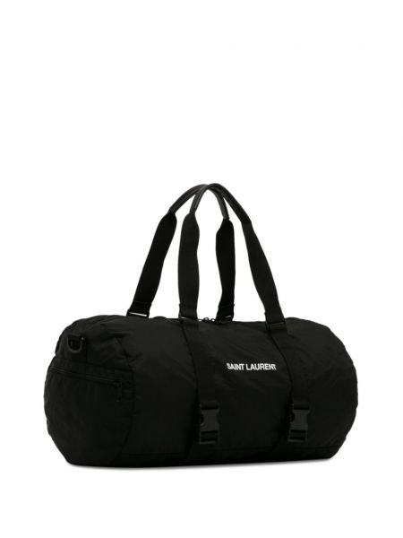 Cestovní taška z nylonu Saint Laurent Pre-owned černá